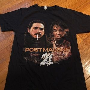 Post Malone 21 savage T-shirt